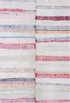 Antique Rag Rug Area Rug (7' x 8')